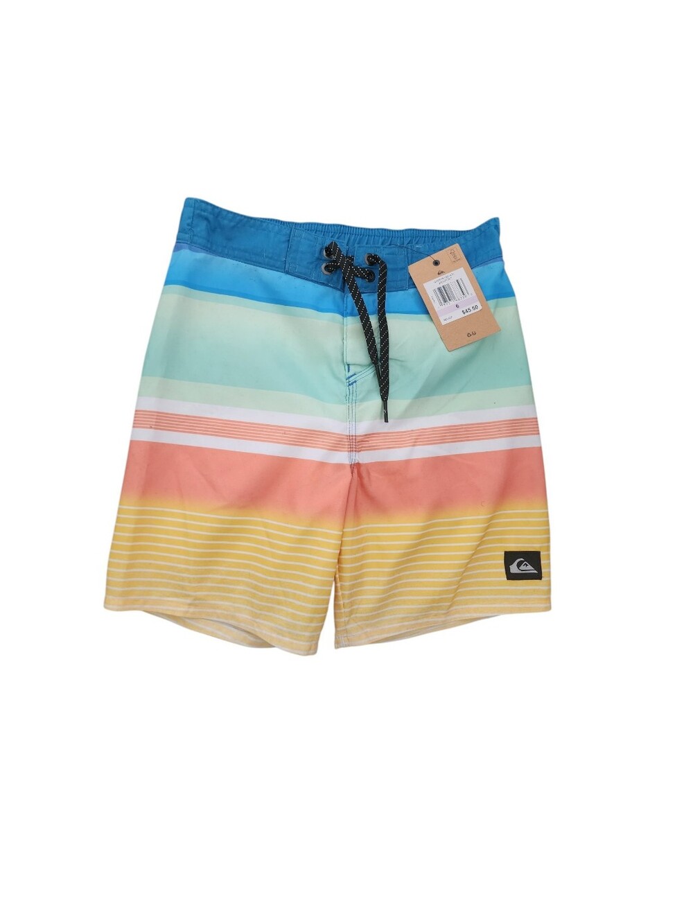 Quiksilver Boy's Youth Polyester Swim Boardshorts Shorts Sz 6 NWT